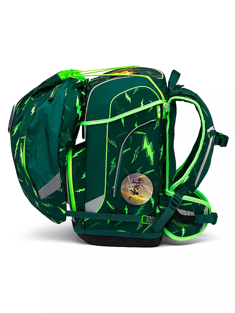 ERGOBAG Schultaschen Set 5-tlg. Cubo Light - Bärtastisch grün
