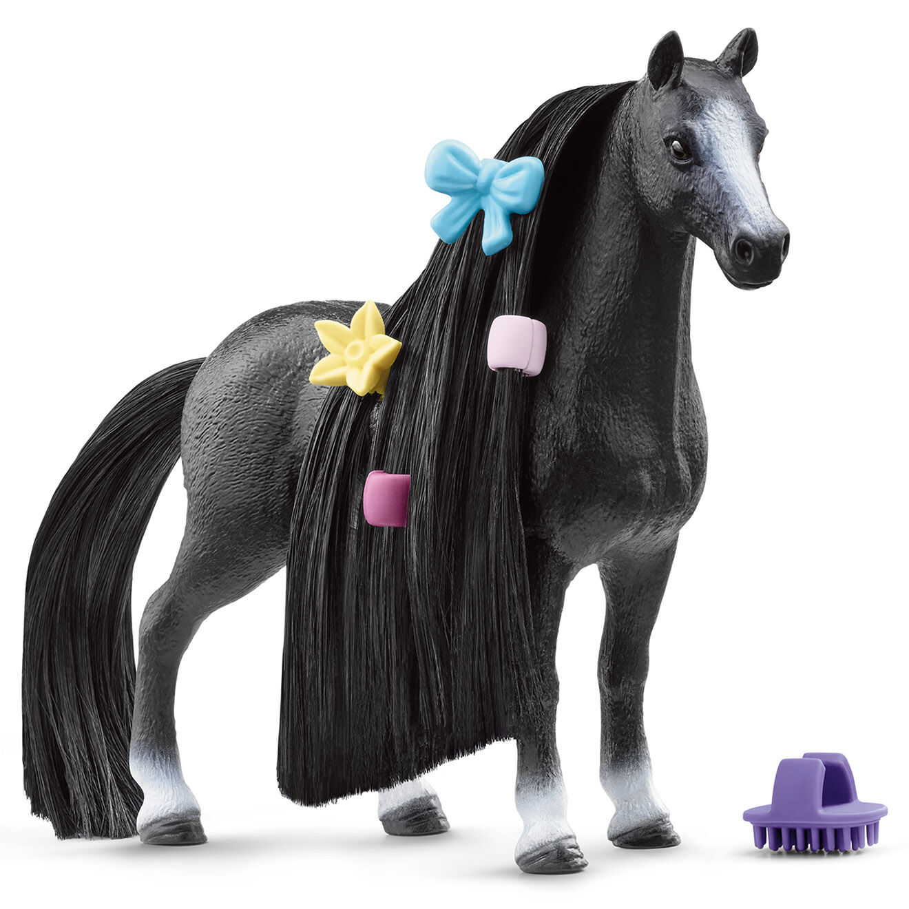Schleich Jument Quarter Horse à coiffer multicolore