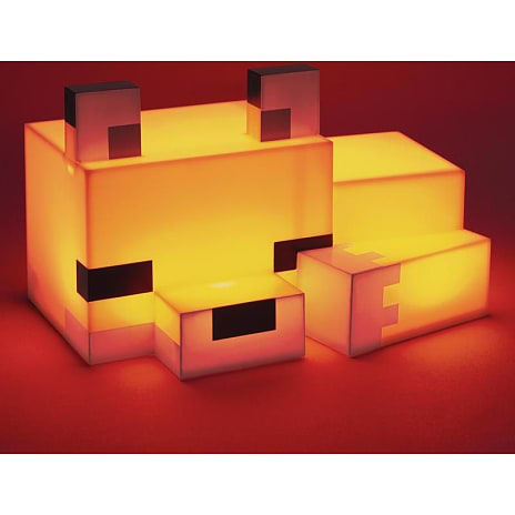Minecraft Baby Fox lampe - orange