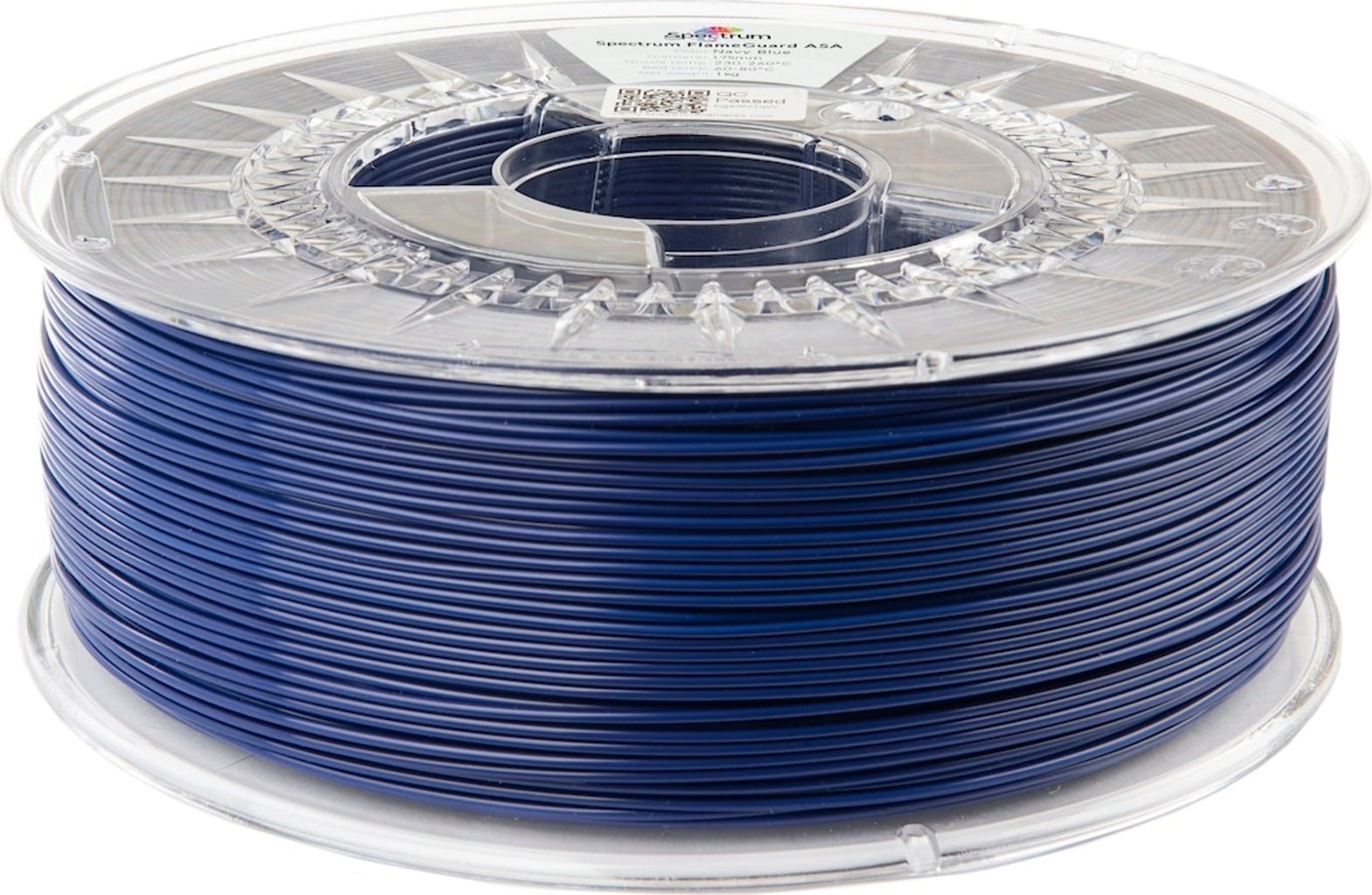 Spectrum  FlameGuard ASA 275 Navy Blue, 1,75 mm / 1000 g    Selbstverlöschendes ASA Filament in Navy Blue