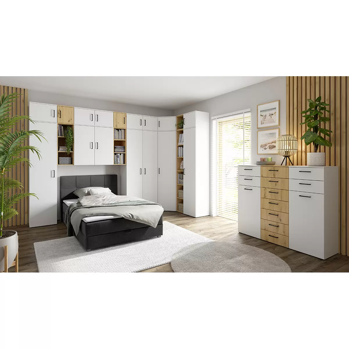Regal 2T Cabinet Artisan Eiche