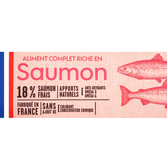 Croquettes pour Chat senior au saumon sans céréales 3kg