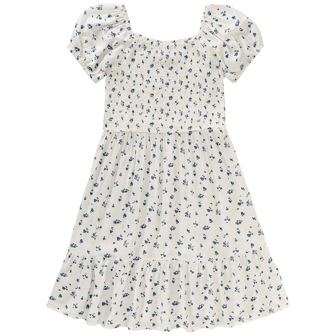 Beatwear Mädchen Kleid mit Blumen allover weiss