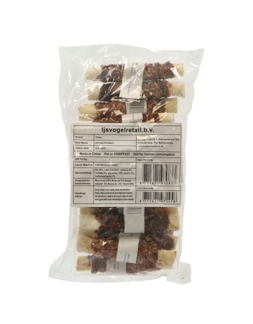 Timo Runder Kauwstick - Hondensnacks - Kip 18 cm 100-110 g 1 stuk