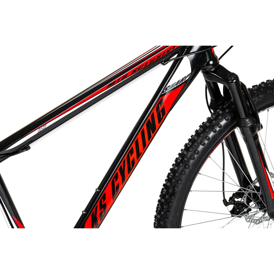 KS Cycling Mountainbike 29 Zoll Sharp schwarz-rot