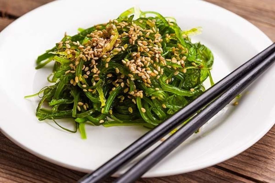 Japanse zeewiersalade