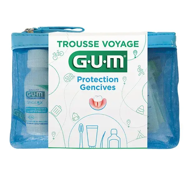 Kit de viagem para goma de mascar - Proteção para gengivas