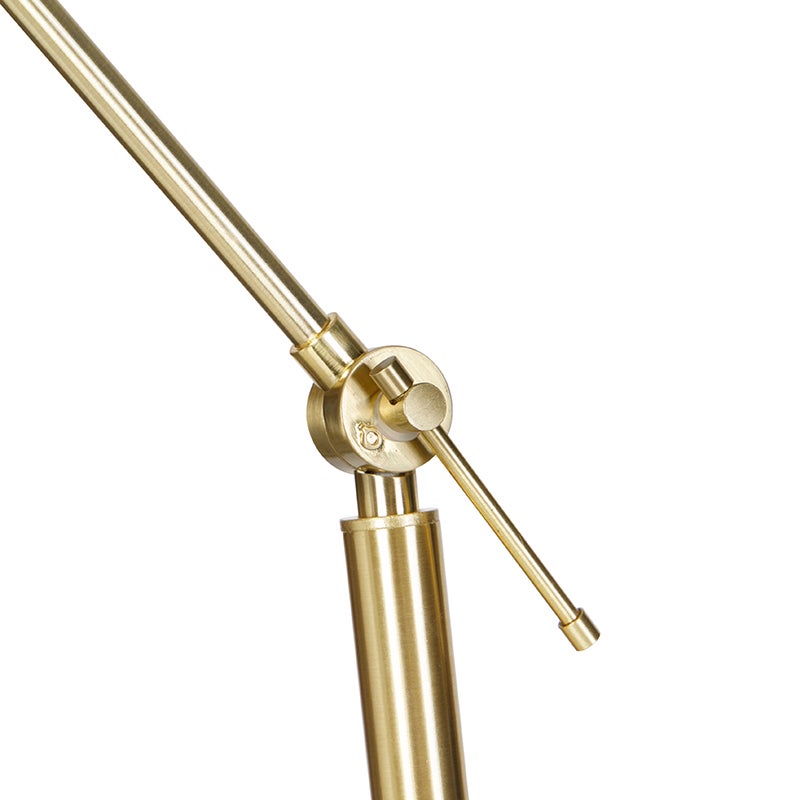 QAZQA - Moderne arm voor staande lamp Goud I Messing - Editor - Staal Langwerpig - LED Geschikt E27