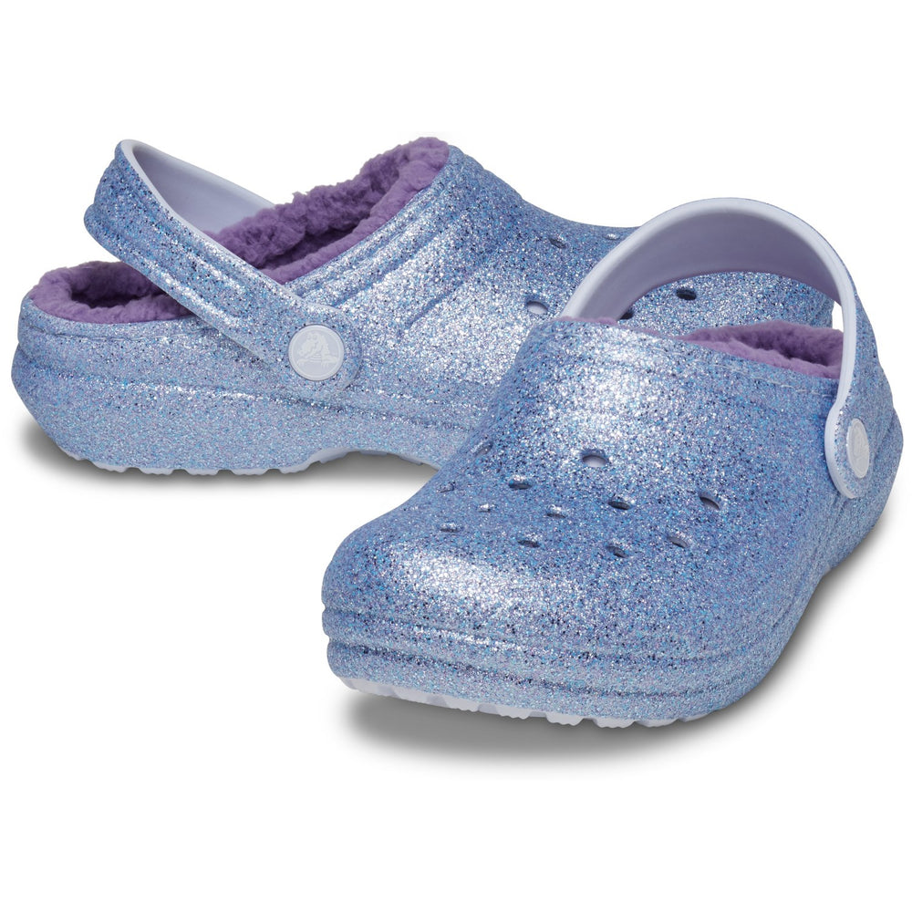 Køb Crocs Frosted Glitter Classic Lined Glitter Clog