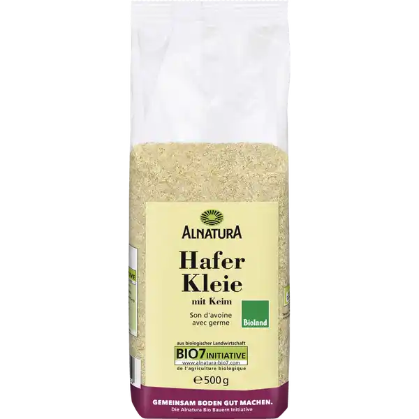 Bio Haferkleie mit Keim Bioland