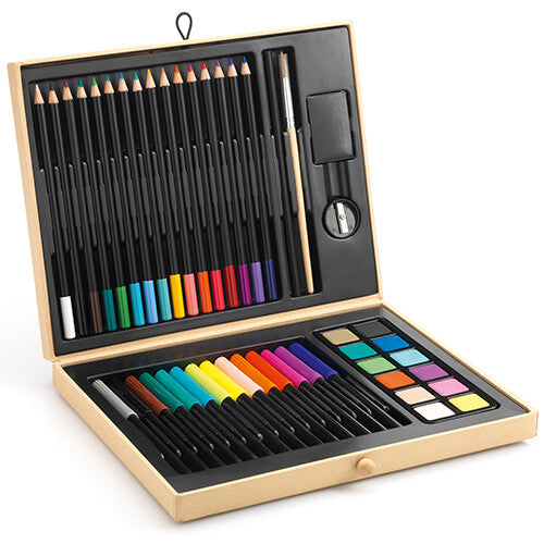 Djeco tekendoos kleuren - 47st