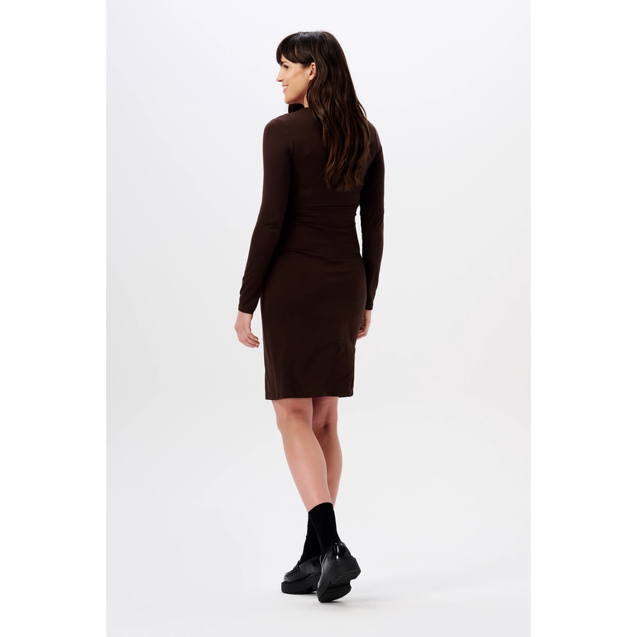 Noppies Still-Kleid Gaja nursing bi-stretch dress Coffee Bean