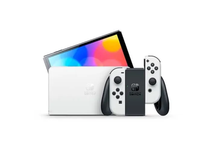 Nintendo Switch OLED - Spilkonsol - 1080p (Full HD) - hvid