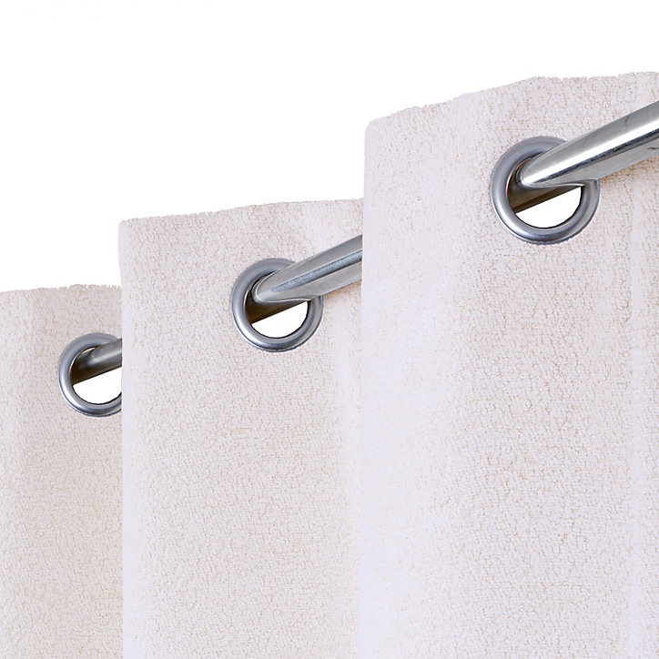 Rideau occultant GoodHome Cather beige H. 260 x l.140 cm