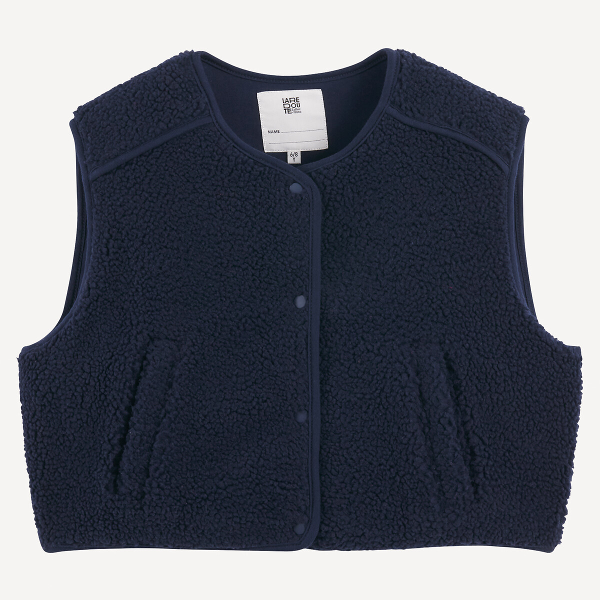 COLEÇÕES LA REDOUTE<br>Cardigã sherpa sem mangas