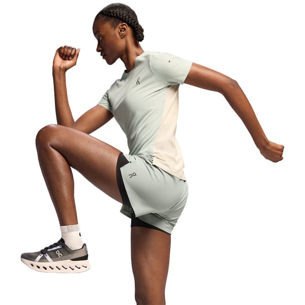 T-shirt running ON RUNNING PERFORMANCE-T W COBBLE/GLACIER
