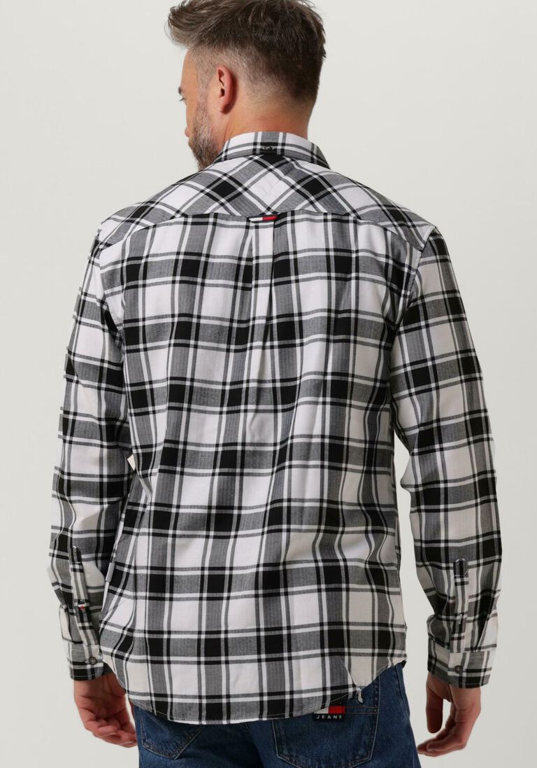 TOMMY JEANS witte tommy jeans casual overhemd tjm check flannel shirt