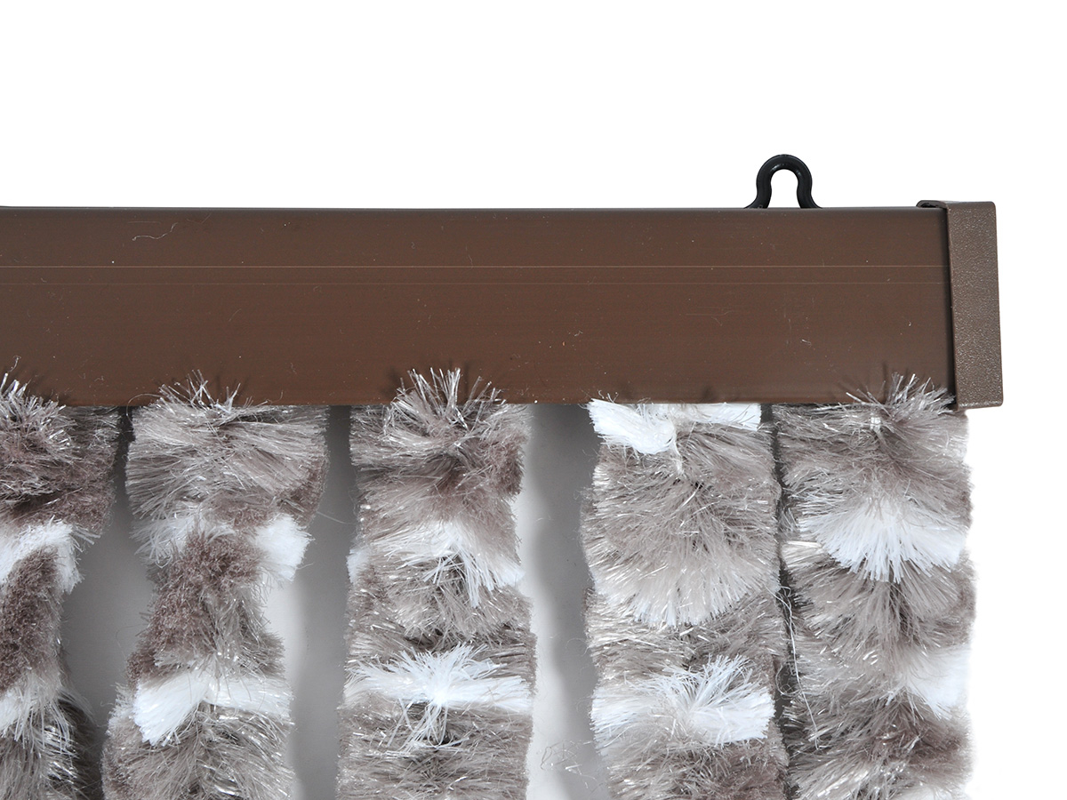 Obelink 200 x 100 cm chenille gordijn - taupe