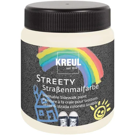 KREUL Streety Straßenmalfarbe in Wolkenweiß, 200 ml