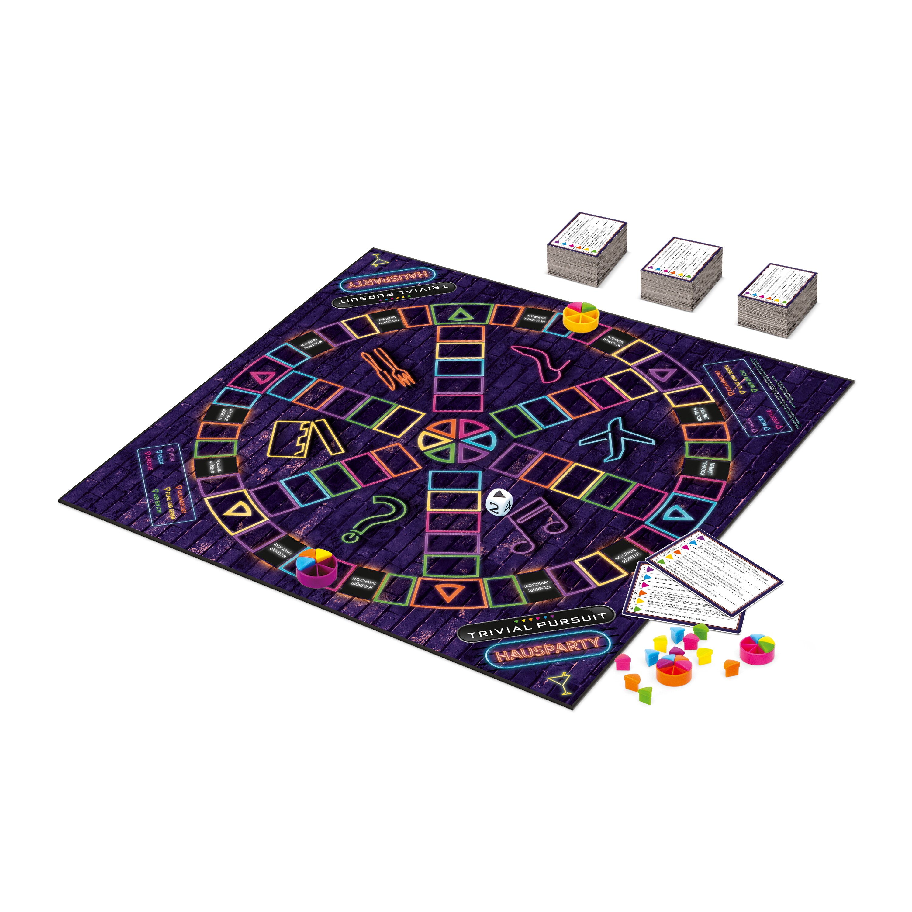 Trivial Pursuit - Hausparty XL Wissens Spiel Quiz Ratespiel Gesellschaftsspiel deutsch