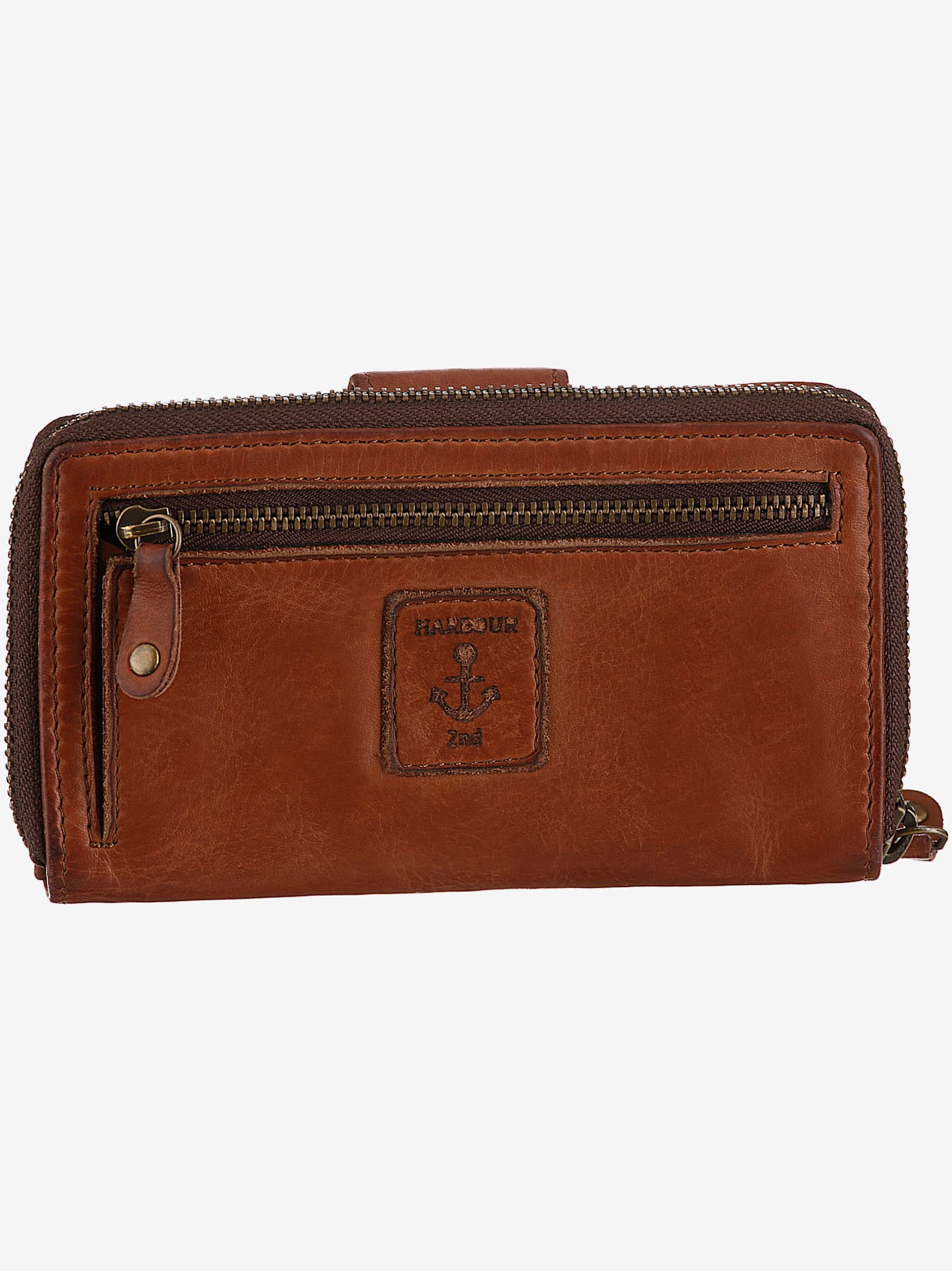 Porte-monnaie en cuir délavé