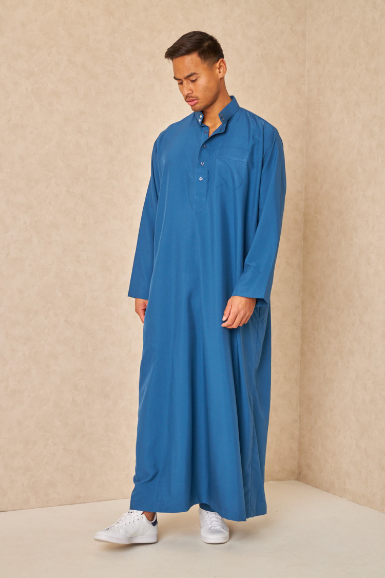 Ensemble 2 pièces qamis + pantalon bleu foncé