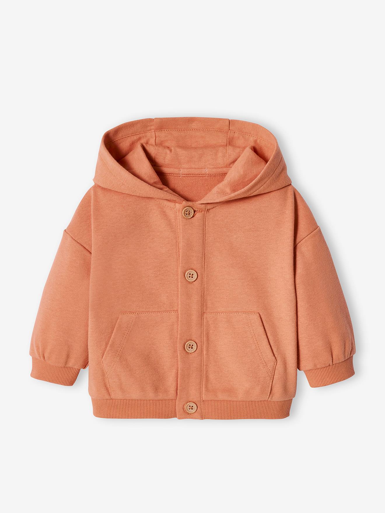 Casaquinho de pelúcia com capuz Rust Baby