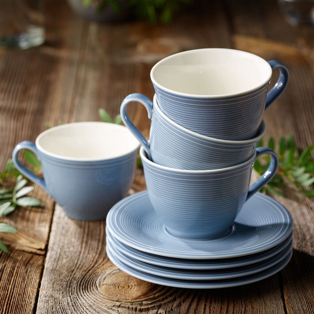 like. by Villeroy & Boch Kaffeeuntertassen Color Loop ø 15,4 cm 6er Set