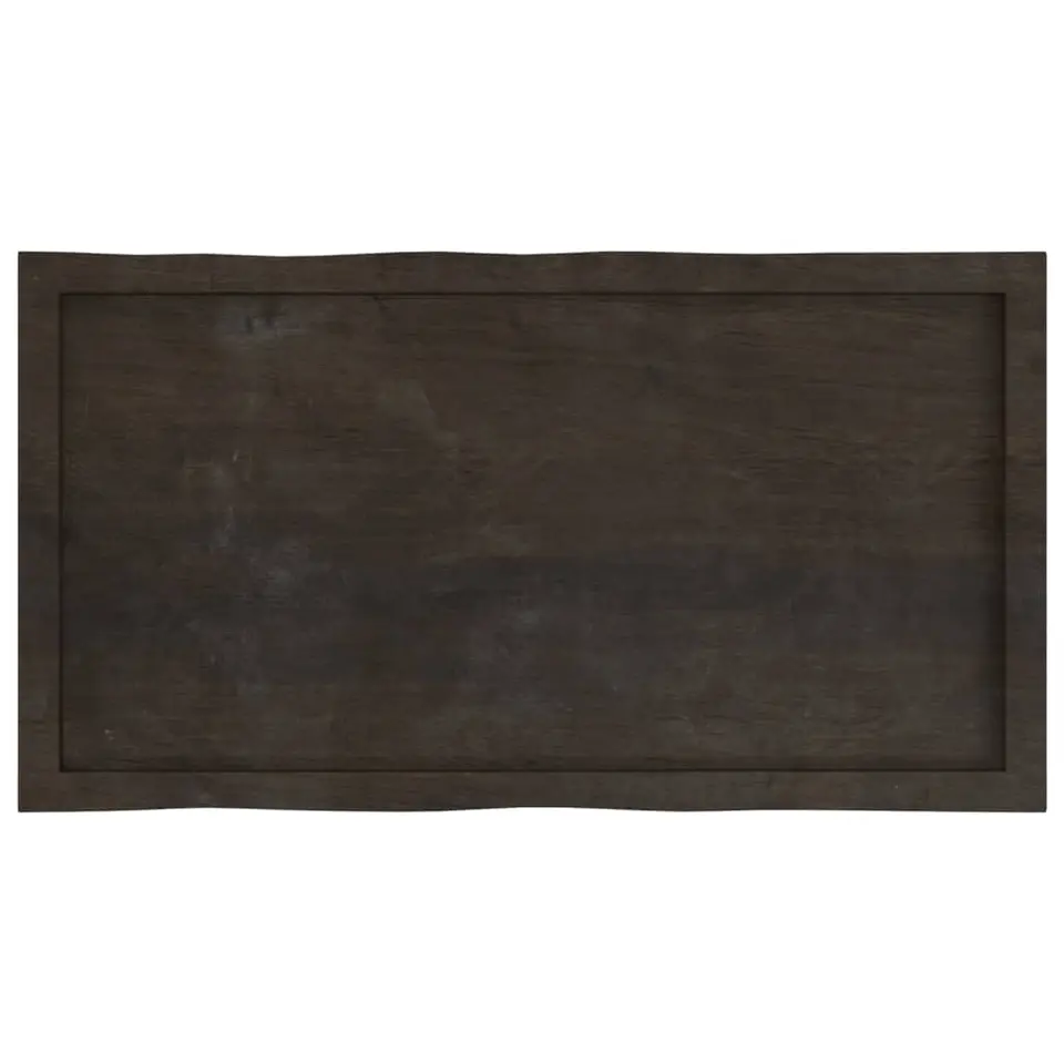 vidaXL - Tafelblad - Bruin - Eikenhout - 100 x 50 x 4 cm