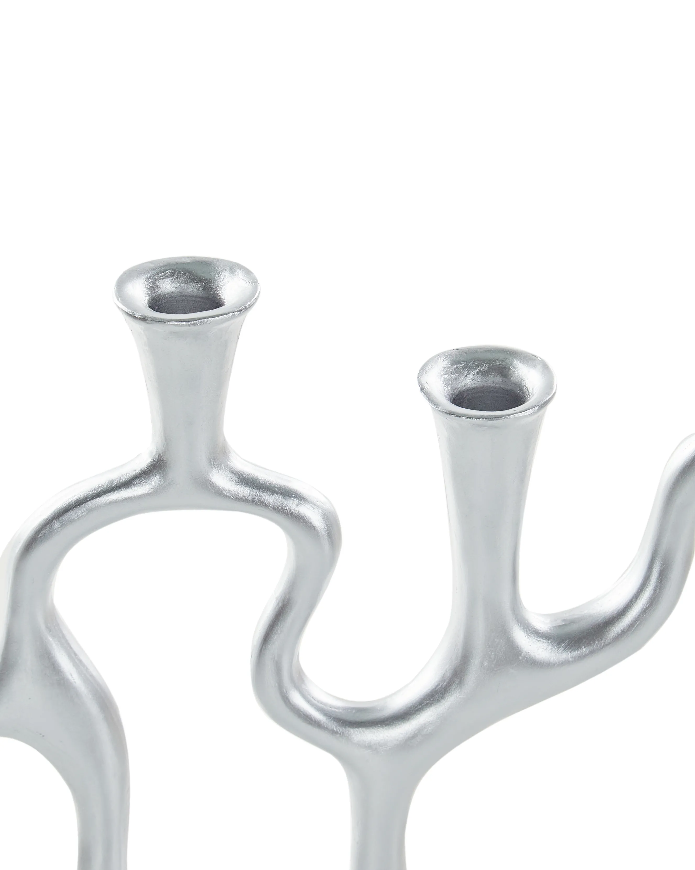Kaarshouder FAMOES Metaal 41 cm Zilver