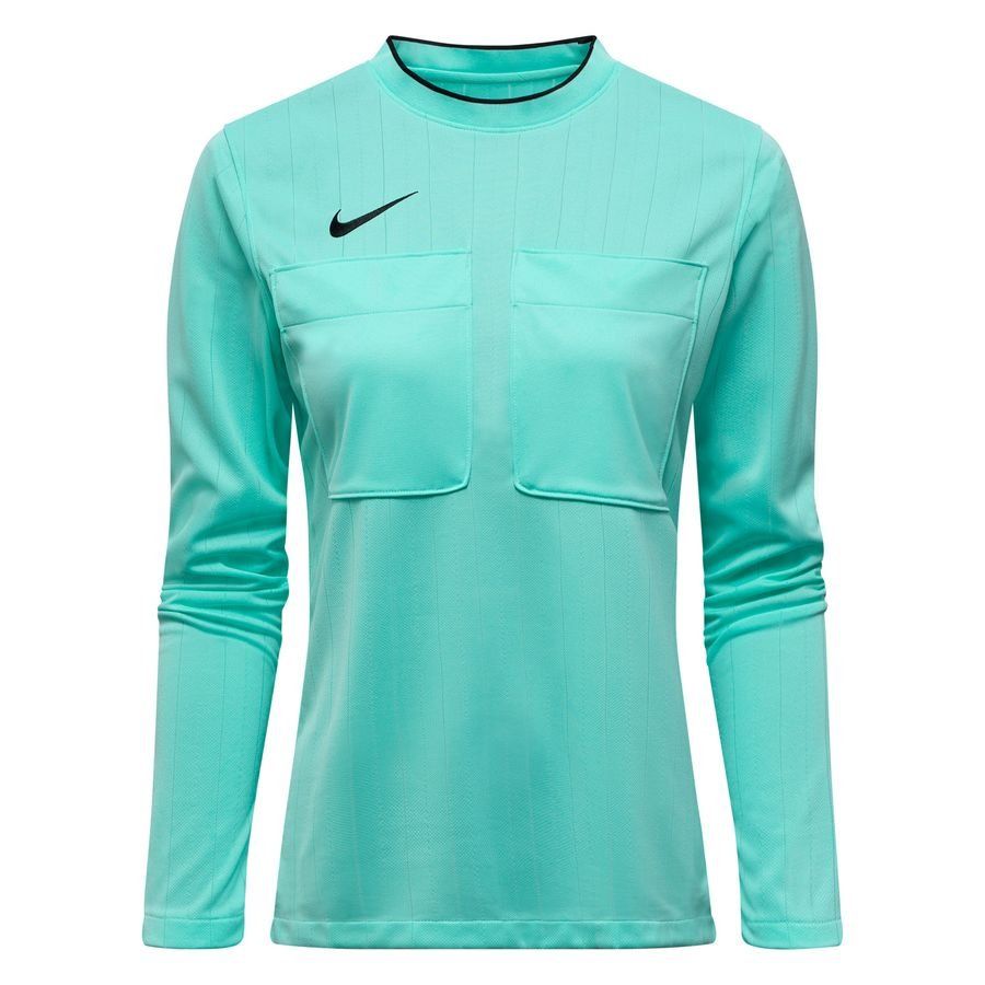 Nike Maillot d'Arbitre II Dri-FIT - Turquoise/Noir Manches Longues Femme