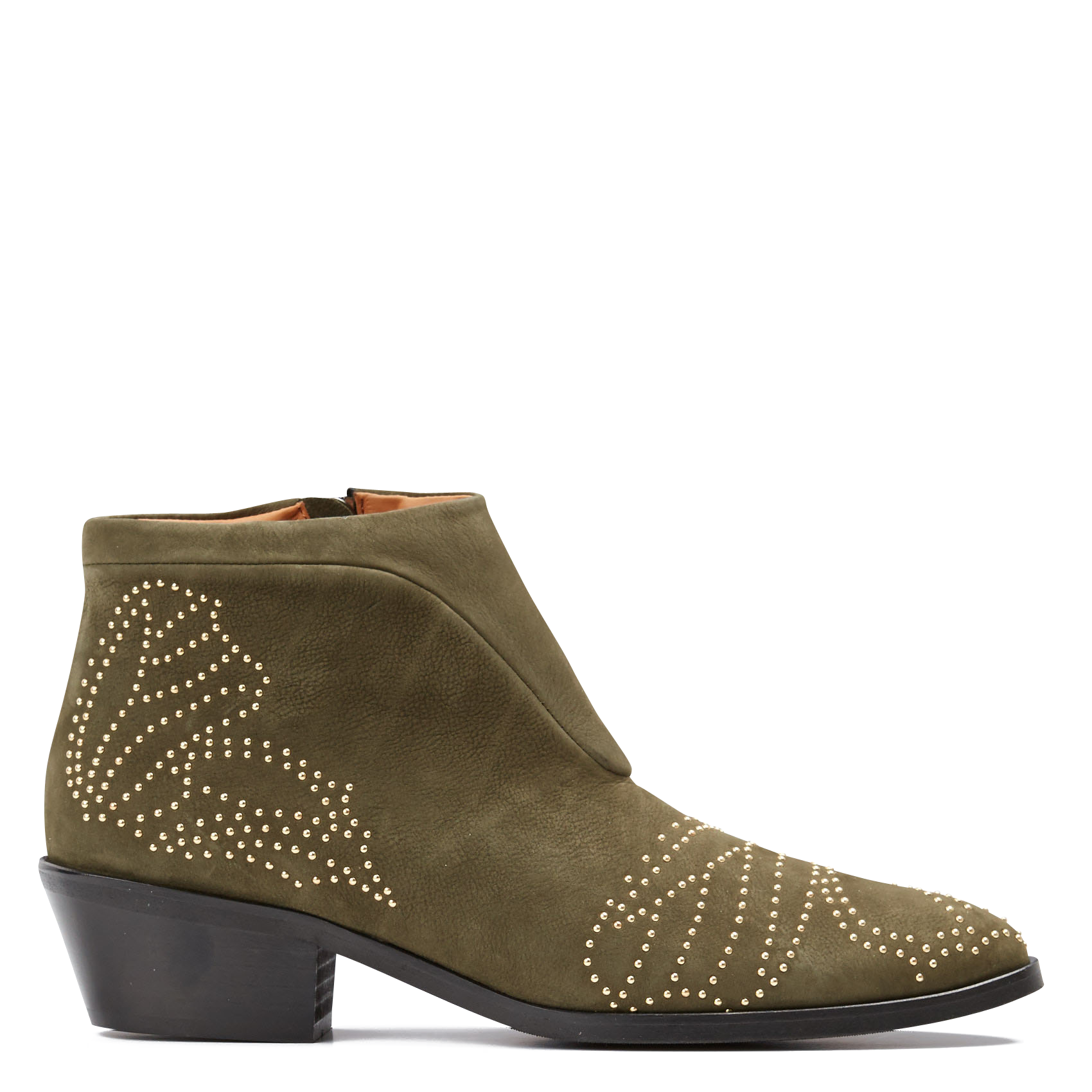 SOPHIE 20 - Boots en cuir clouté | Doré