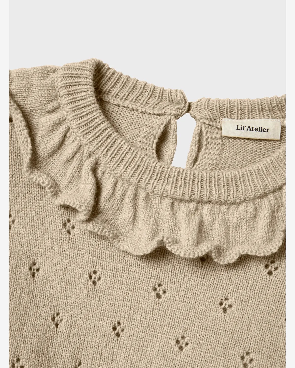 Genser m/ Krage Barn – Strikket, 95% Merino