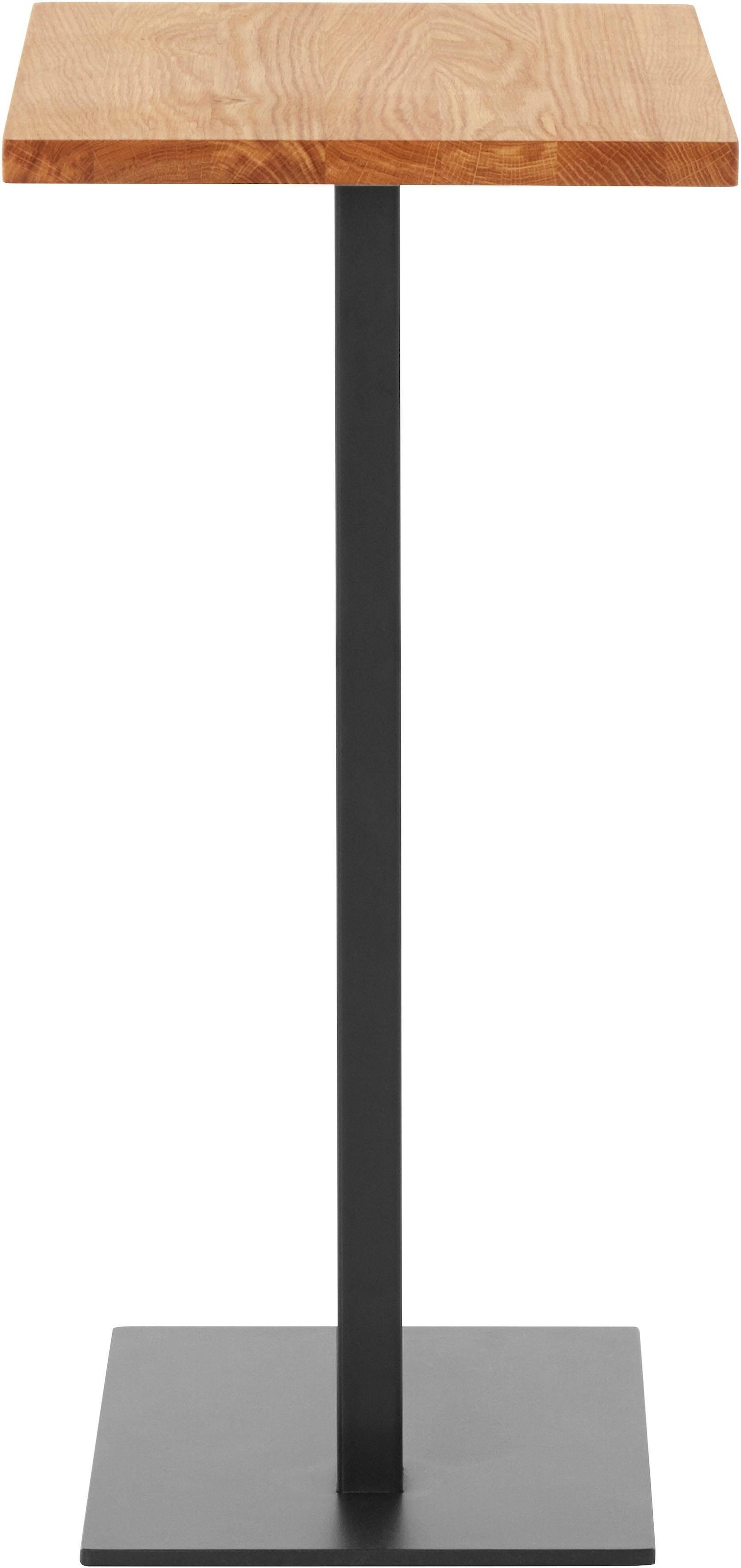 andas Beistelltisch »Coprosa« Masse (B/T/H): 32/43/65 cm,  aus Eichenholz, FSC® zertifiziert, stabiles Metallgestell, Höhe 65 cm