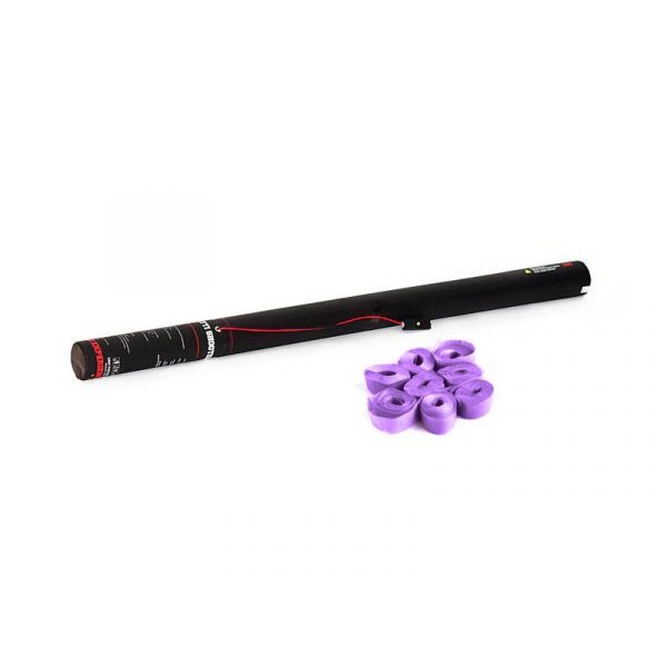 Tcm Fx Tubo de Confetti Streamer Elétrico 80cm Cor: Rosa Neon