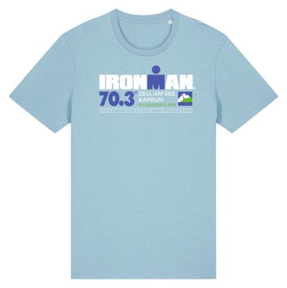 T-Shirt Manches Courtes Ironman 70.3 Zell Am See Bleu Ciel Homme
