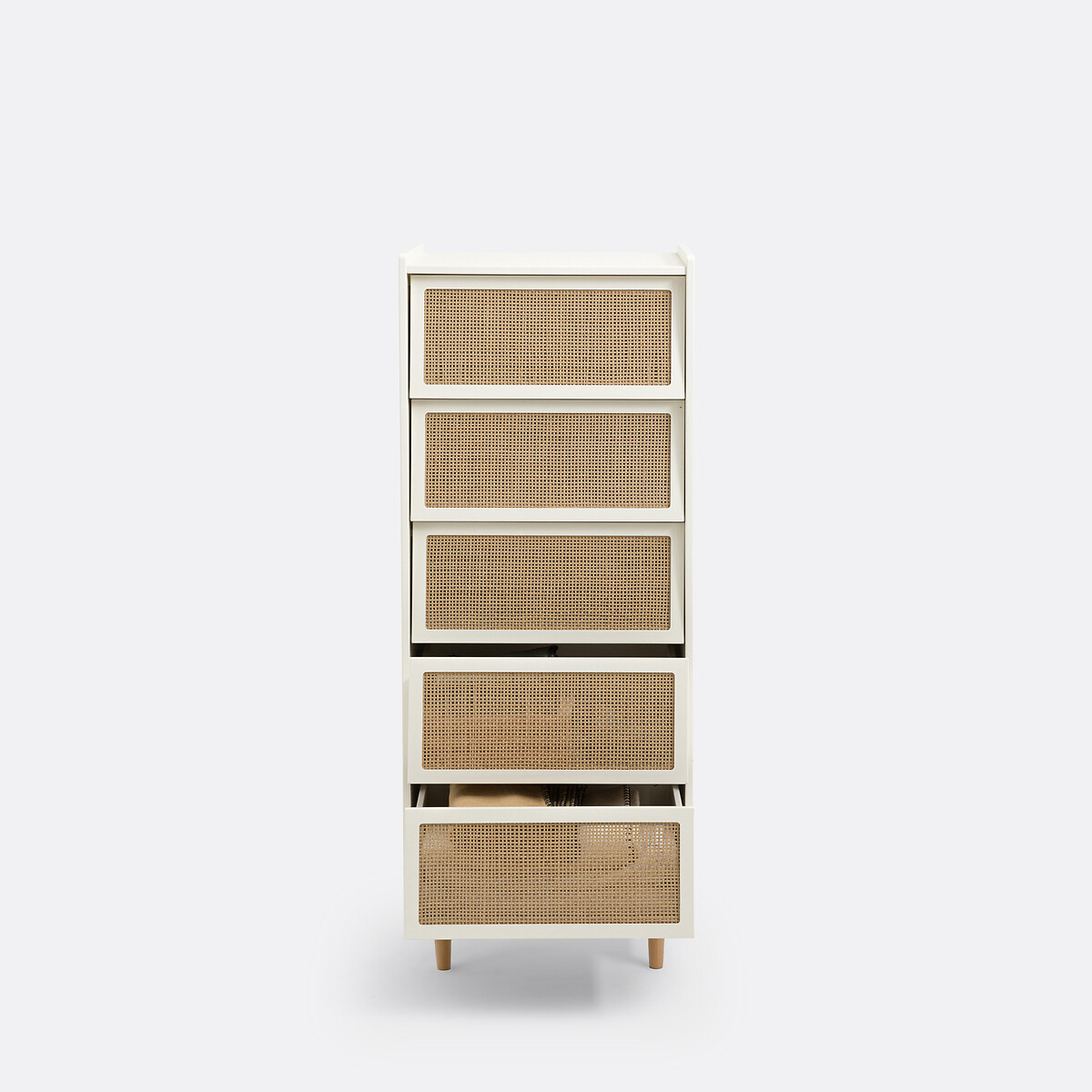 LA REDOUTE INTERIEURS<br>Cômoda com 5 gavetas em rattan, Kaya