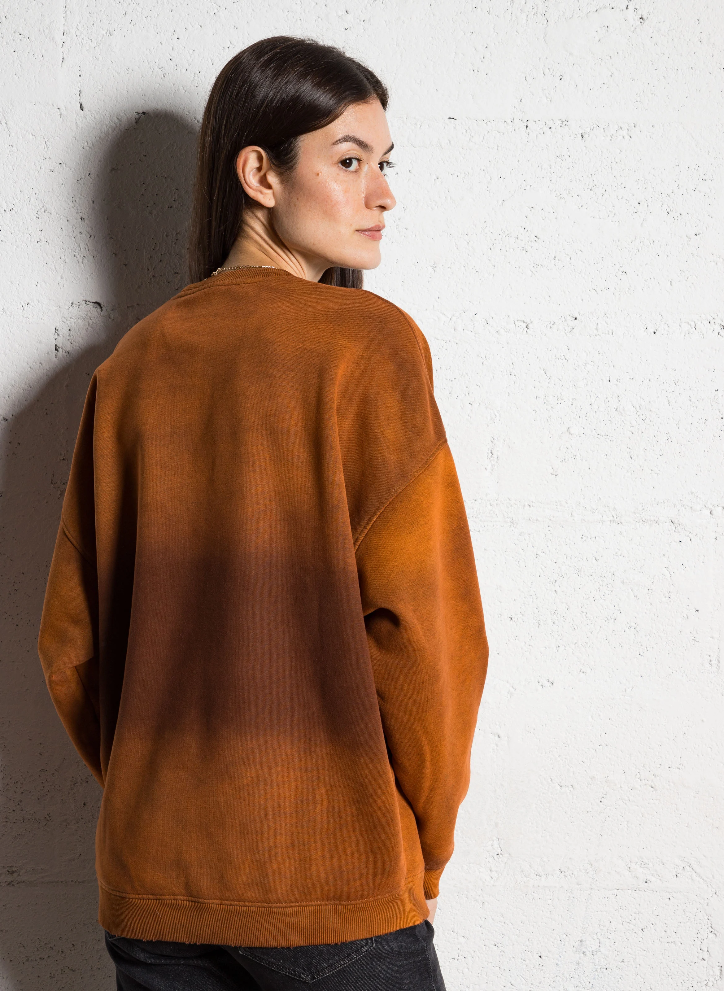 PIPER VIRGINIA - Sweat en coton mélangé | Marron