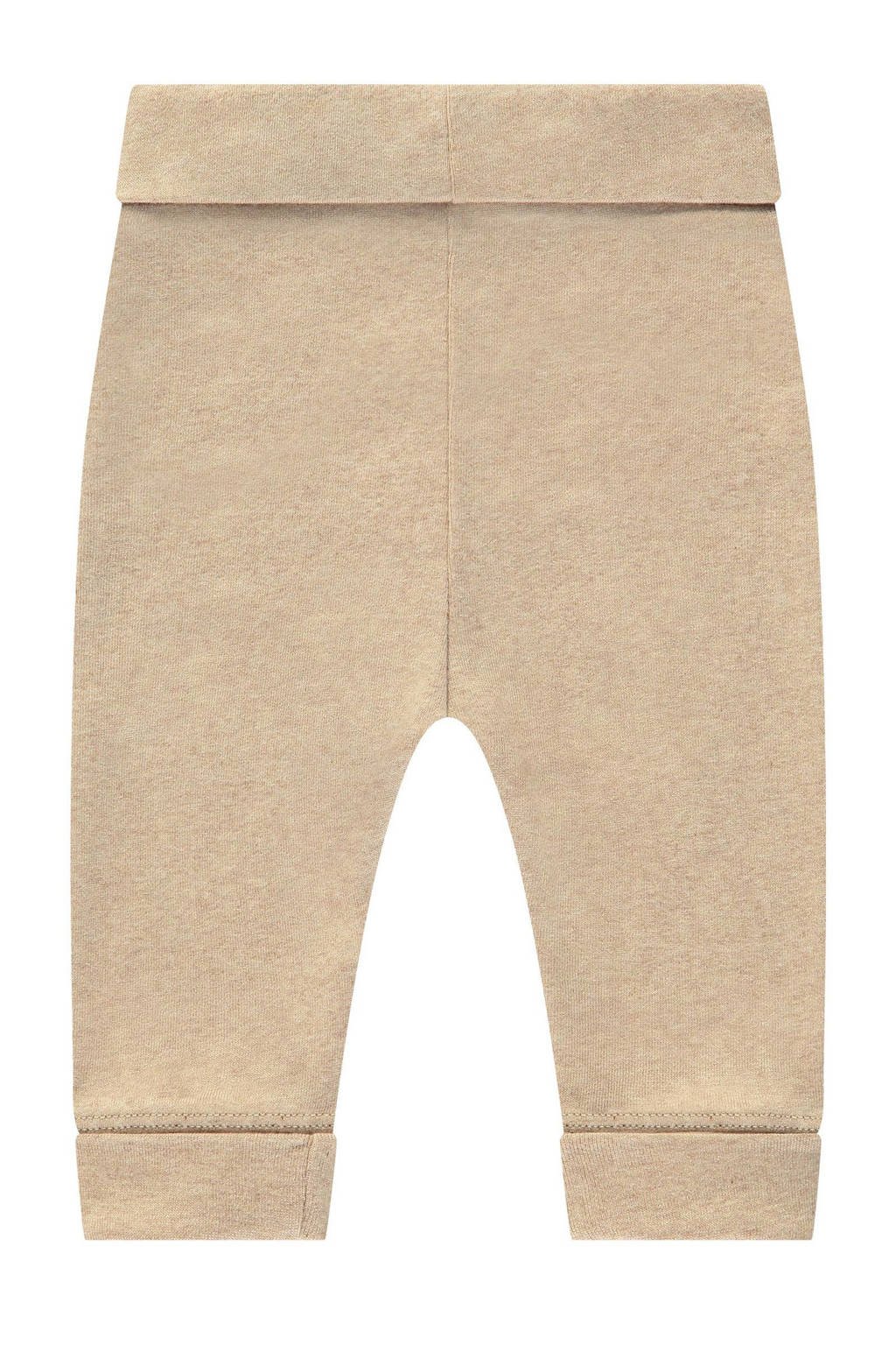 A Tiny Story baby regular fit broek beige
