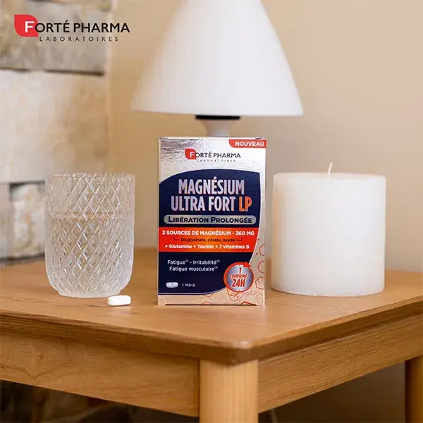 Forté Pharma Magnésio Ultra Forte LP 30 comprimidos, embalagem com 2 unidades, programa de 2 meses
