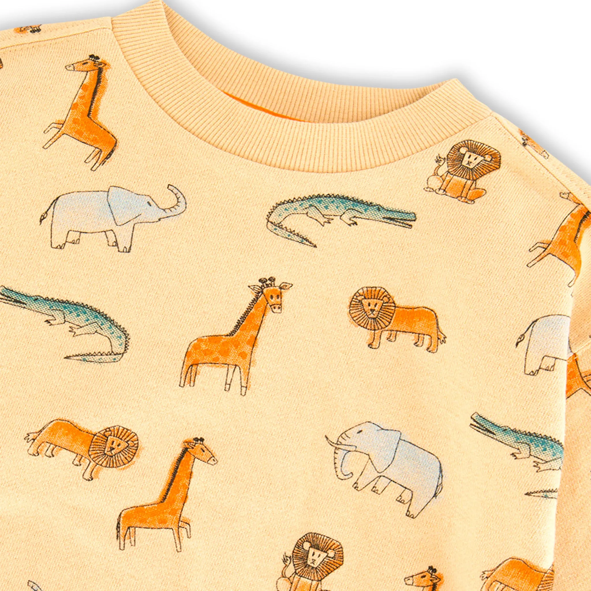 Deux par Deux Gilet Ouaté Imprimé Safari 3-6ans