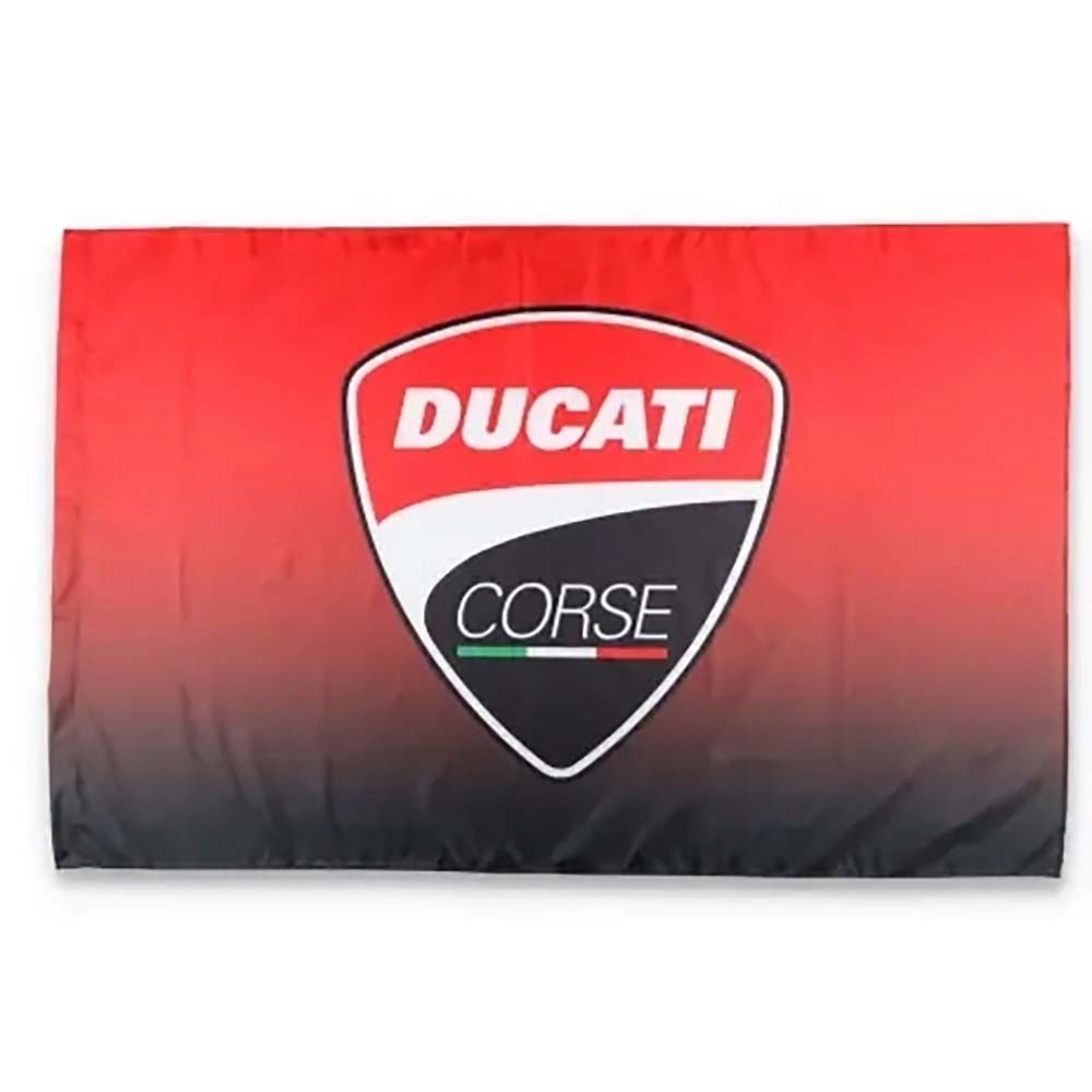 ducati racing - Drapeau Corse Rouge / Noir