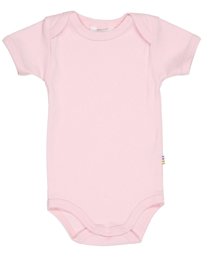 Kurzarm-Body 70 ONE BY ONE RIB in rosa