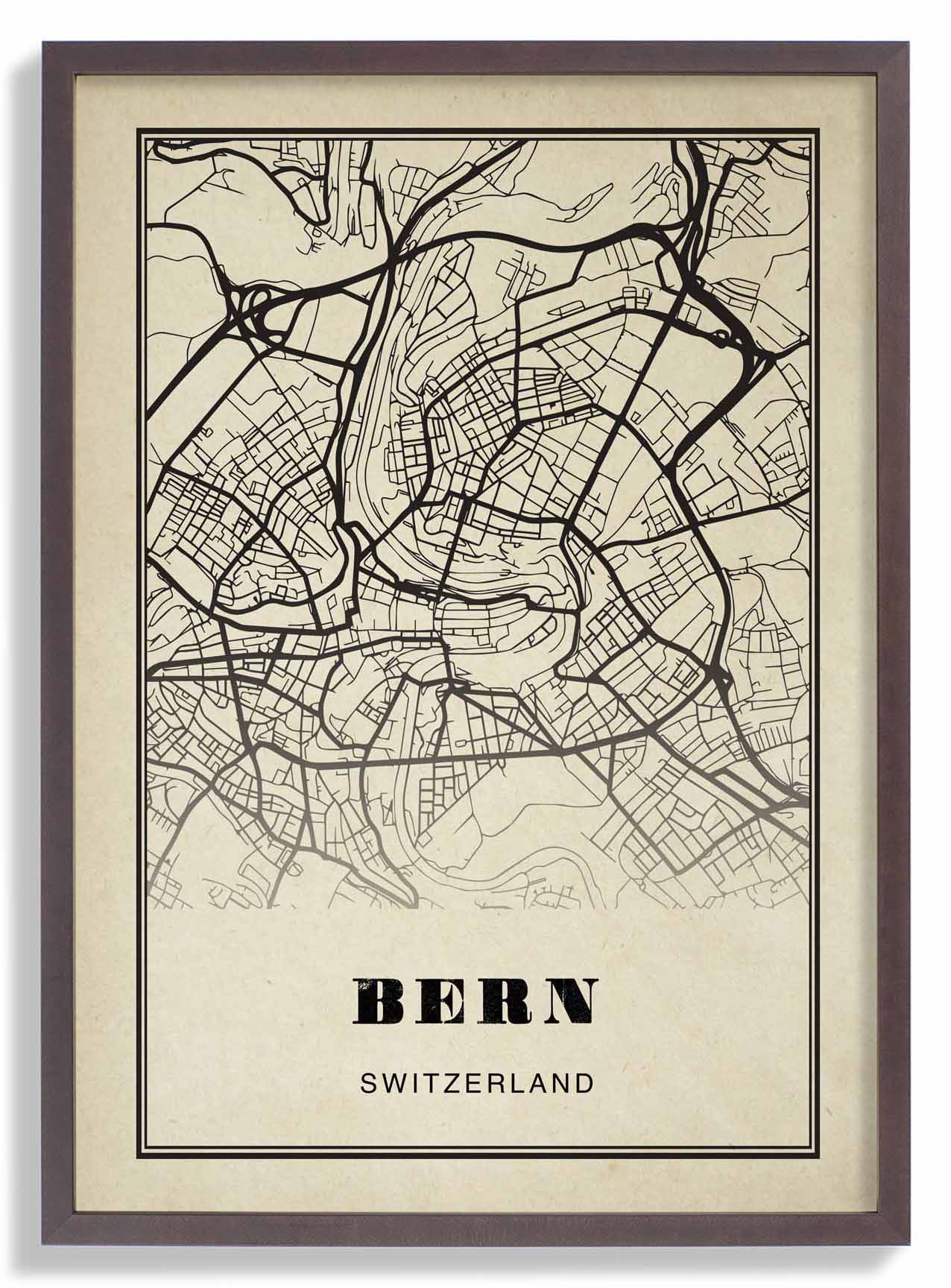 Bern Stadt Sepia