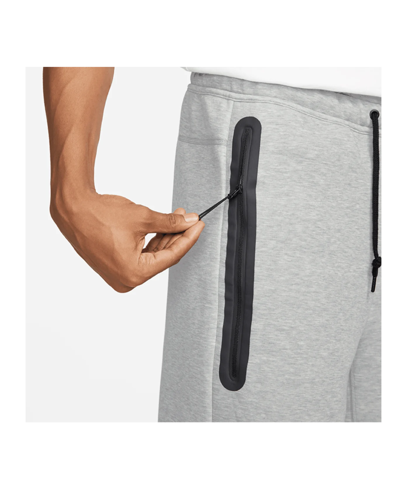 Nike Tech Fleece Short Grau Schwarz F063