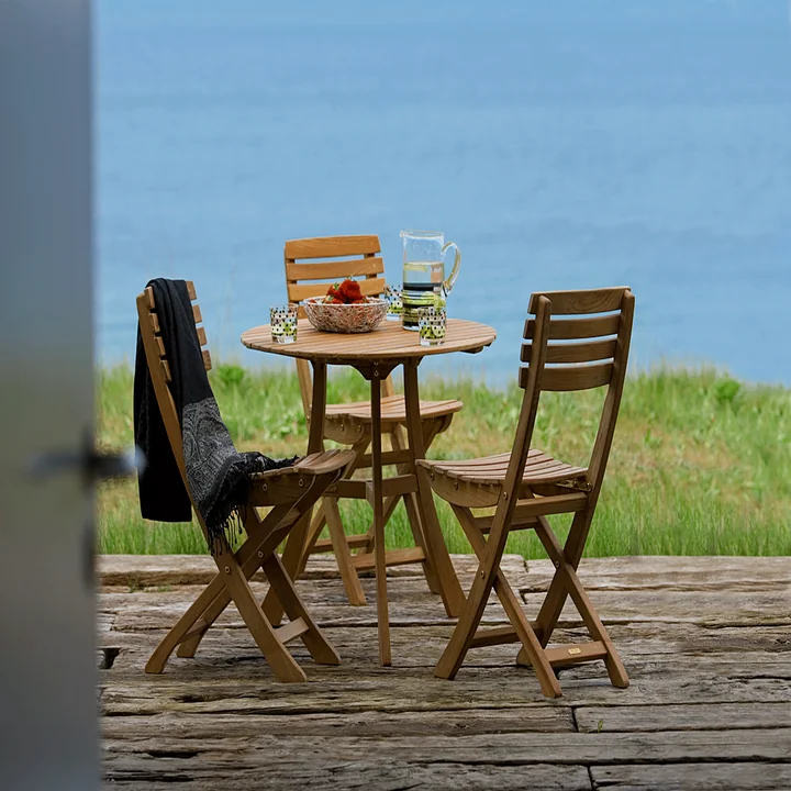 Fritz Hansen - Skagerak Vendia Tisch, Ø 75 cm, teak