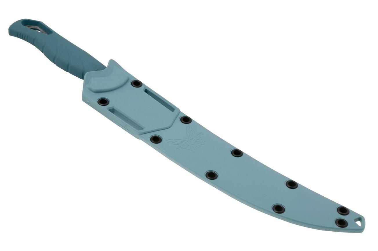 Benchmade Fishcrafter Trailing Point 9” 18020 CPM MagnaCut, Depth Blue Santoprene fileermes