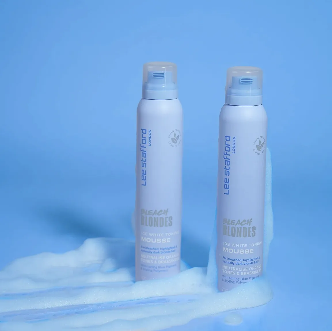 Lee Stafford Lee Stafford - Bleach Blondes Ice White, Toning Mousse 200 ml