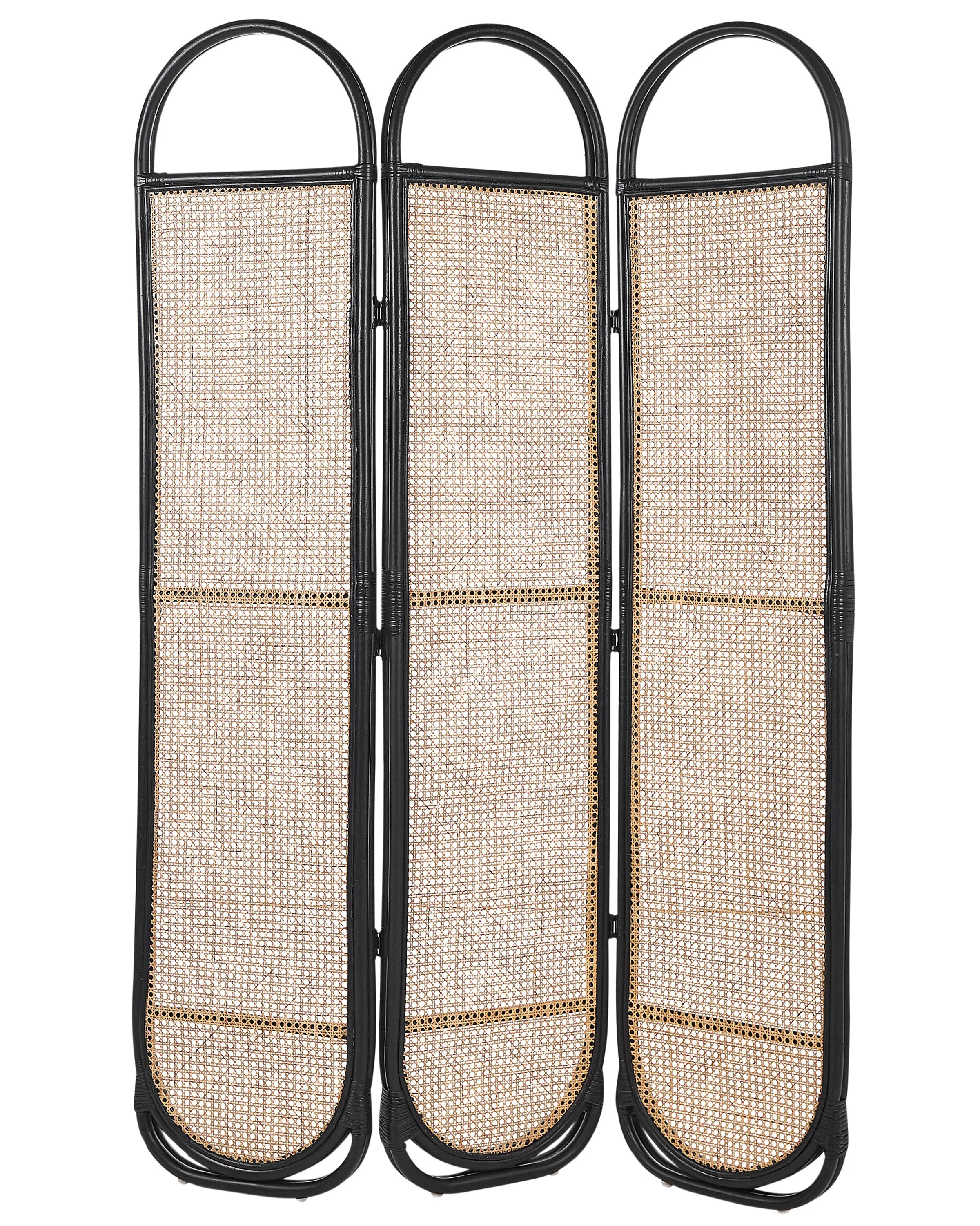 Roomdivider met 3 panelen CORTONA Lichtbruin 118 cm 180 cm