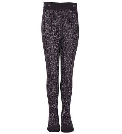 Melton Strumpfhosen - Bambus - Black